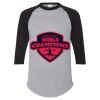 Unisex Three-Quarter Raglan Sleeve Baseball Jersey T-Shirt Thumbnail