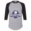 Unisex Three-Quarter Raglan Sleeve Baseball Jersey T-Shirt Thumbnail
