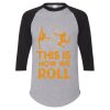 Unisex Three-Quarter Raglan Sleeve Baseball Jersey T-Shirt Thumbnail