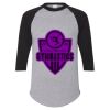 Unisex Three-Quarter Raglan Sleeve Baseball Jersey T-Shirt Thumbnail