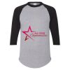 Unisex Three-Quarter Raglan Sleeve Baseball Jersey T-Shirt Thumbnail