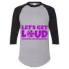 Unisex Three-Quarter Raglan Sleeve Baseball Jersey T-Shirt Thumbnail