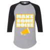 Unisex Three-Quarter Raglan Sleeve Baseball Jersey T-Shirt Thumbnail