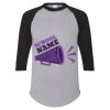 Unisex Three-Quarter Raglan Sleeve Baseball Jersey T-Shirt Thumbnail
