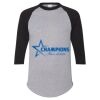 Unisex Three-Quarter Raglan Sleeve Baseball Jersey T-Shirt Thumbnail