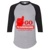 Unisex Three-Quarter Raglan Sleeve Baseball Jersey T-Shirt Thumbnail