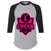 Unisex Three-Quarter Raglan Sleeve Baseball Jersey T-Shirt Thumbnail