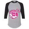 Unisex Three-Quarter Raglan Sleeve Baseball Jersey T-Shirt Thumbnail
