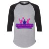 Unisex Three-Quarter Raglan Sleeve Baseball Jersey T-Shirt Thumbnail
