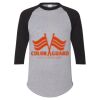 Unisex Three-Quarter Raglan Sleeve Baseball Jersey T-Shirt Thumbnail