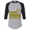 Unisex Three-Quarter Raglan Sleeve Baseball Jersey T-Shirt Thumbnail