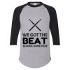 Unisex Three-Quarter Raglan Sleeve Baseball Jersey T-Shirt Thumbnail