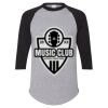 Unisex Three-Quarter Raglan Sleeve Baseball Jersey T-Shirt Thumbnail