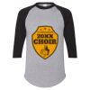 Unisex Three-Quarter Raglan Sleeve Baseball Jersey T-Shirt Thumbnail