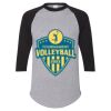 Unisex Three-Quarter Raglan Sleeve Baseball Jersey T-Shirt Thumbnail