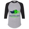 Unisex Three-Quarter Raglan Sleeve Baseball Jersey T-Shirt Thumbnail