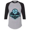Unisex Three-Quarter Raglan Sleeve Baseball Jersey T-Shirt Thumbnail