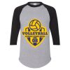 Unisex Three-Quarter Raglan Sleeve Baseball Jersey T-Shirt Thumbnail