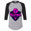 Unisex Three-Quarter Raglan Sleeve Baseball Jersey T-Shirt Thumbnail