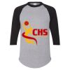 Unisex Three-Quarter Raglan Sleeve Baseball Jersey T-Shirt Thumbnail