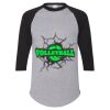 Unisex Three-Quarter Raglan Sleeve Baseball Jersey T-Shirt Thumbnail