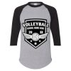 Unisex Three-Quarter Raglan Sleeve Baseball Jersey T-Shirt Thumbnail