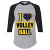 Unisex Three-Quarter Raglan Sleeve Baseball Jersey T-Shirt Thumbnail
