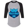 Unisex Three-Quarter Raglan Sleeve Baseball Jersey T-Shirt Thumbnail