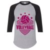 Unisex Three-Quarter Raglan Sleeve Baseball Jersey T-Shirt Thumbnail