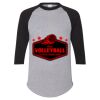 Unisex Three-Quarter Raglan Sleeve Baseball Jersey T-Shirt Thumbnail