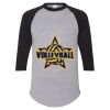 Unisex Three-Quarter Raglan Sleeve Baseball Jersey T-Shirt Thumbnail