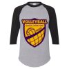 Unisex Three-Quarter Raglan Sleeve Baseball Jersey T-Shirt Thumbnail