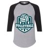 Unisex Three-Quarter Raglan Sleeve Baseball Jersey T-Shirt Thumbnail