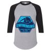 Unisex Three-Quarter Raglan Sleeve Baseball Jersey T-Shirt Thumbnail