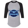 Unisex Three-Quarter Raglan Sleeve Baseball Jersey T-Shirt Thumbnail