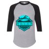 Unisex Three-Quarter Raglan Sleeve Baseball Jersey T-Shirt Thumbnail