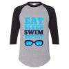 Unisex Three-Quarter Raglan Sleeve Baseball Jersey T-Shirt Thumbnail