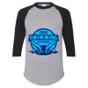 Unisex Three-Quarter Raglan Sleeve Baseball Jersey T-Shirt Thumbnail