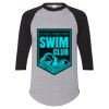 Unisex Three-Quarter Raglan Sleeve Baseball Jersey T-Shirt Thumbnail