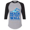 Unisex Three-Quarter Raglan Sleeve Baseball Jersey T-Shirt Thumbnail
