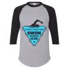 Unisex Three-Quarter Raglan Sleeve Baseball Jersey T-Shirt Thumbnail