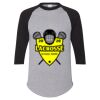 Unisex Three-Quarter Raglan Sleeve Baseball Jersey T-Shirt Thumbnail