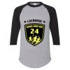 Unisex Three-Quarter Raglan Sleeve Baseball Jersey T-Shirt Thumbnail