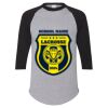 Unisex Three-Quarter Raglan Sleeve Baseball Jersey T-Shirt Thumbnail