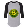 Unisex Three-Quarter Raglan Sleeve Baseball Jersey T-Shirt Thumbnail