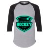 Unisex Three-Quarter Raglan Sleeve Baseball Jersey T-Shirt Thumbnail
