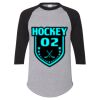 Unisex Three-Quarter Raglan Sleeve Baseball Jersey T-Shirt Thumbnail