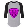 Unisex Three-Quarter Raglan Sleeve Baseball Jersey T-Shirt Thumbnail