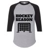 Unisex Three-Quarter Raglan Sleeve Baseball Jersey T-Shirt Thumbnail
