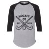 Unisex Three-Quarter Raglan Sleeve Baseball Jersey T-Shirt Thumbnail